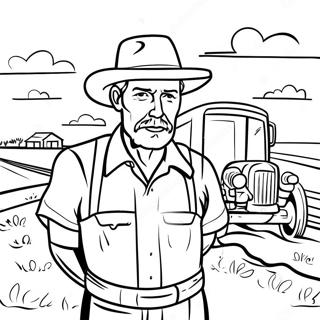 Agricultores Da Dust Bowl Pagina Para Colorir 55372-46064