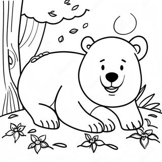 O Urso Ronca Pagina Para Colorir 55431-46106