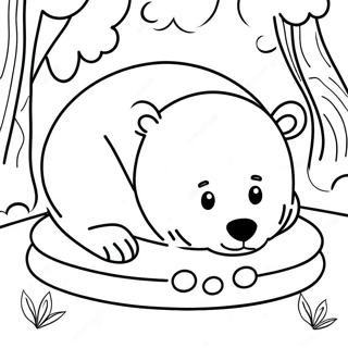 O Urso Ronca Pagina Para Colorir 55431-46107