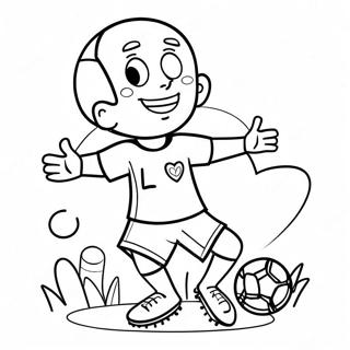 Pagina Para Colorir Eu Amo Futebol 55481-46143