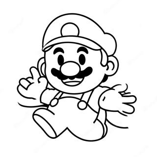 Pagina Para Colorir Do Mario 8 Bits 5553-4435