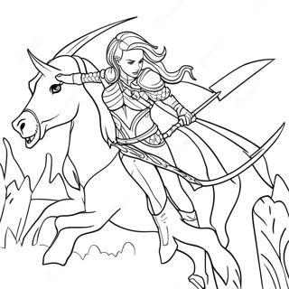 Aelin Galathynius Na Batalha Pagina Para Colorir 55582-46241