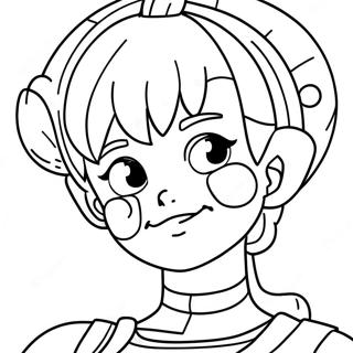 Pagina Para Colorir Da Bulma Em Seu Traje Iconico 55602-46253