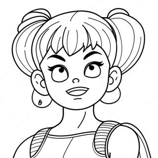 Pagina Para Colorir Da Bulma Em Seu Traje Iconico 55602-46256