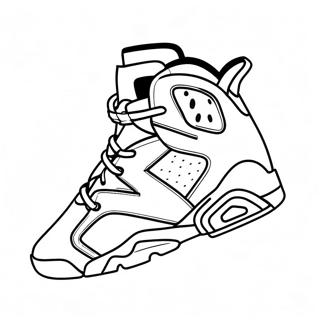 Contorno Jordan 6 Páginas Para Colorir