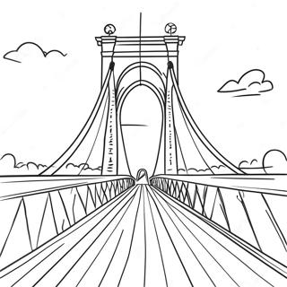 Pagina Para Colorir Da Ponte Pendurada 55712-46330