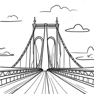 Pagina Para Colorir Da Ponte Pendurada 55712-46331