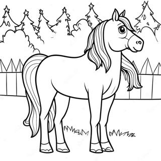 Pagina Para Colorir Cavalo Clydesdale 55781-46386