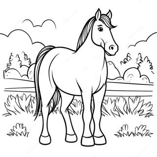 Pagina Para Colorir Cavalo Clydesdale 55781-46388