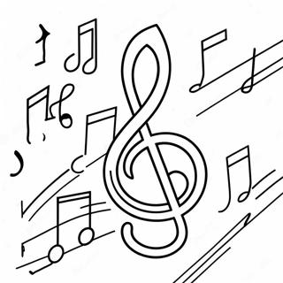 Pagina Para Colorir De Notas Musicais Coloridas 55872-46463