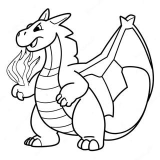 Pagina Para Colorir Charizard Respirando Fogo 55942-46517