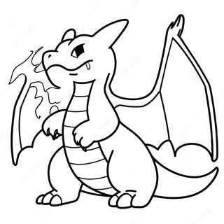 Pagina Para Colorir Charizard Respirando Fogo 55942-46520