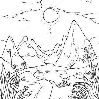 Pagina Para Colorir Paisagem Surreal Dreamcore 55952-46528