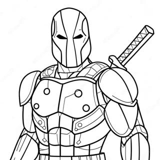 Pagina Para Colorir Do Vilao Lego Deathstroke 55961-46530