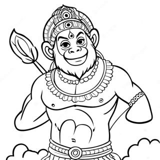 Pagina Para Colorir Do Hanuman 56011-46563