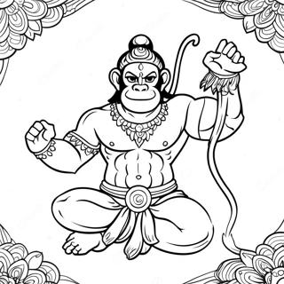 Pagina Para Colorir Do Hanuman 56011-46564