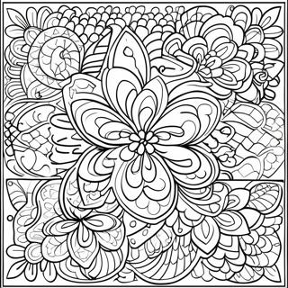 Pagina Para Colorir Do Padrao Colorido De Azulejos Talavera 56022-46577