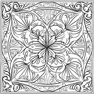 Pagina Para Colorir Do Padrao Colorido De Azulejos Talavera 56022-46580