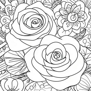 Pagina Para Colorir De Rosas Para Adultos 56041-46596