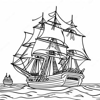 Pagina Para Colorir Da Famosa Batalha Naval Da Guerra De 1812 56092-46638