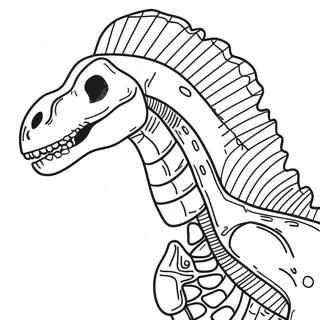 Pagina Para Colorir Do Esqueleto De Dinossauro De Raio X 56122-46660