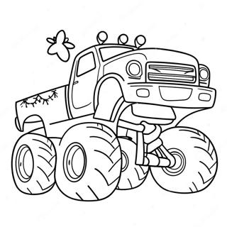 Pagina Para Colorir Do Monstro Truck De Natal 56171-46703