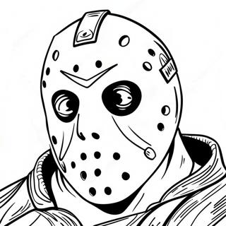 Pagina Para Colorir Da Mascara Iconica Do Jason Voorhees 56191-46715