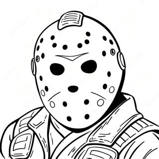 Pagina Para Colorir Da Mascara Iconica Do Jason Voorhees 56191-46716