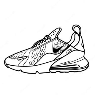 Nike Air Max 270 Páginas Para Colorir