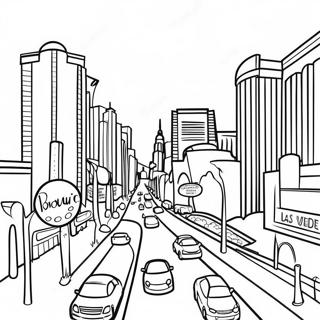 Pagina Para Colorir Da Las Vegas Strip 56241-46755