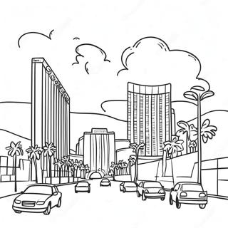 Pagina Para Colorir Da Las Vegas Strip 56241-46756