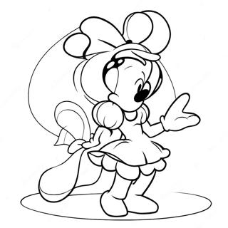 Pagina Para Colorir Da Princesa Minnie Mouse 56261-46766