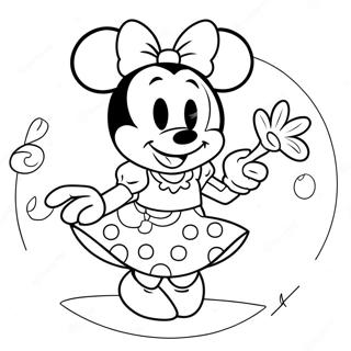 Pagina Para Colorir Da Princesa Minnie Mouse 56261-46767