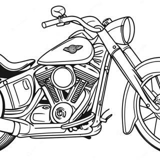 Pagina Para Colorir De Motocicleta Classica Da Harley Davidson 56362-46848