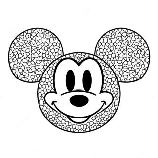 Pagina Para Colorir De Orelhas Do Mickey Brilhantes 56372-46858