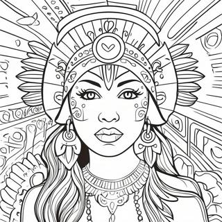 Pagina Para Colorir Arte Chicana 5643-4507