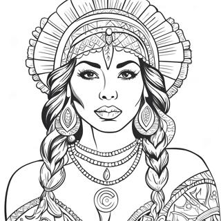 Pagina Para Colorir Arte Chicana 5643-4508