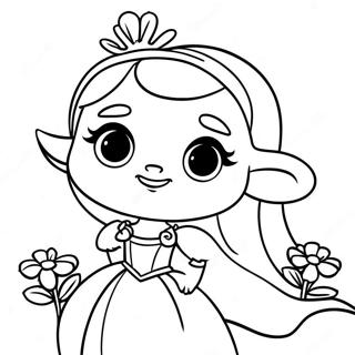 Pagina Para Colorir Da Princesa Bean E Elfo 56472-46941