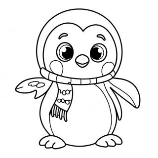 Pagina Para Colorir Bebe Pinguim Fofo 56572-47023