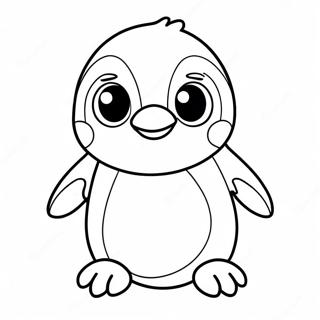 Pagina Para Colorir Bebe Pinguim Fofo 56572-47024