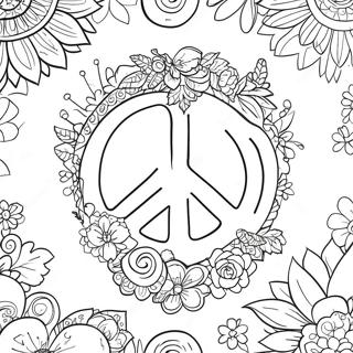 Pagina Para Colorir Paz E Amor 56581-47027