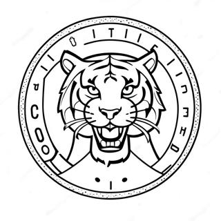 Pagina Para Colorir Logo Dos Tigres De Detroit 56601-47035