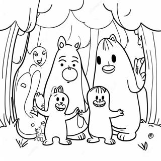 Pagina Para Colorir Aventura Da Familia Moomin 56622-47063