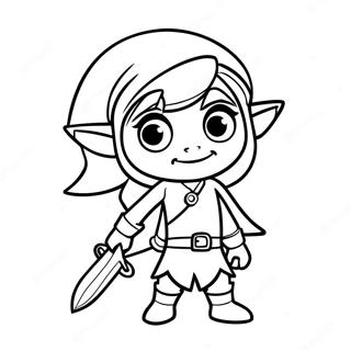 Pagina Para Colorir Toon Link Aventureiro 56652-47081