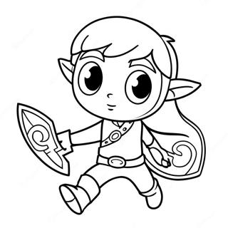 Pagina Para Colorir Toon Link Aventureiro 56652-47083