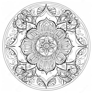 Pagina Para Colorir Mandala Espiritual De Iluminacao 56671-47095