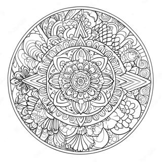 Pagina Para Colorir Mandala Espiritual De Iluminacao 56671-47096