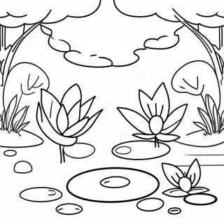 Pagina Para Colorir Jardim Zen Com Flores De Lotus 56672-47099