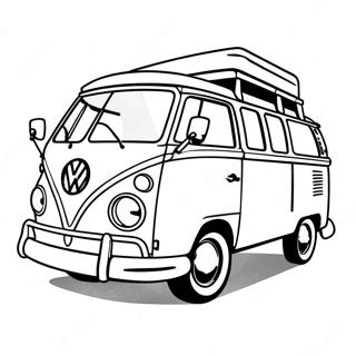 Pagina Para Colorir Da Van Volkswagen Vintage 56742-47164