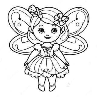 Paginas Para Colorir De Boneca De Papel Fada Encantadora 56882-47277